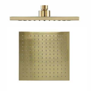 Saef66b5af8c04279bb3fa4691f75e948w.webp Brass Square Rain Shower Head Quality Bathroom Bath Accessories Brushed Gold, Polished Rose Gold, Matte Black, Chrome, Gun Metal
